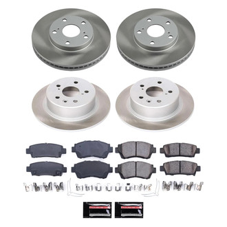 PowerStop® - Semi Coated Front and Rear Disc Brake Kit