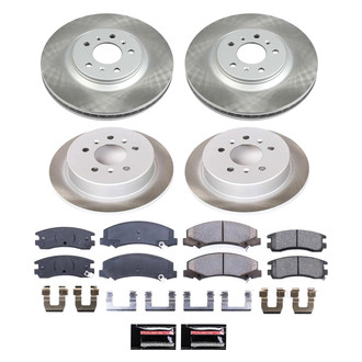 PowerStop® - Semi Coated Front and Rear Disc Brake Kit