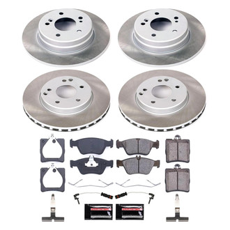 PowerStop® - Semi Coated Front and Rear Disc Brake Kit