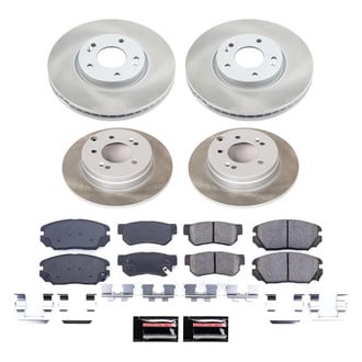PowerStop® - Semi Coated Front and Rear Disc Brake Kit