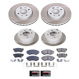 PowerStop® - Semi Coated Disc Brake Kit