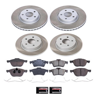 PowerStop® - Semi Coated Front and Rear Disc Brake Kit