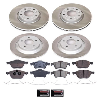 PowerStop® - Semi Coated Front and Rear Disc Brake Kit