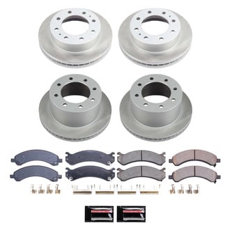 PowerStop® - Semi Coated Front and Rear Disc Brake Kit
