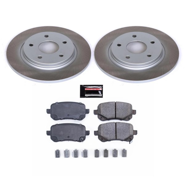  PowerStop® - Semi Coated Rear Disc Brake Kit