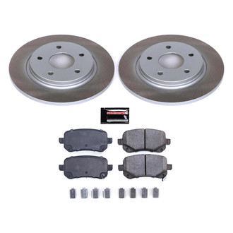 PowerStop® - Semi Coated Rear Disc Brake Kit