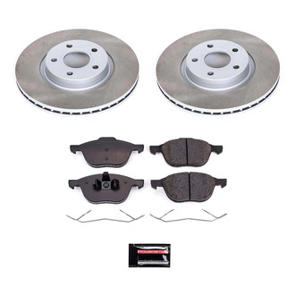 PowerStop® - Semi Coated Front Disc Brake Kit