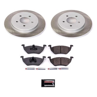 PowerStop® - Semi Coated Rear Disc Brake Kit