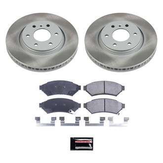 PowerStop® - Semi Coated Front Disc Brake Kit
