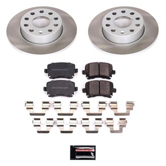 PowerStop® - Semi Coated Rear Disc Brake Kit
