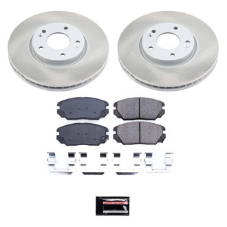 PowerStop® - Semi Coated Front Disc Brake Kit