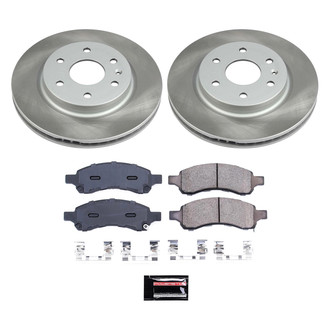 PowerStop® - Semi Coated Front Disc Brake Kit