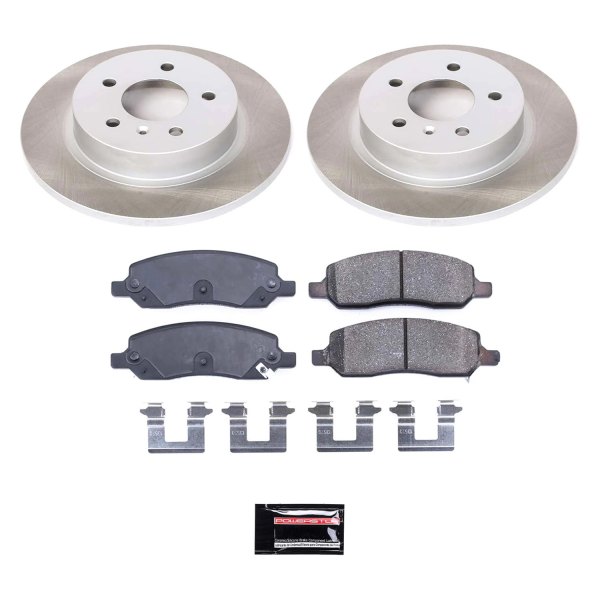  PowerStop® - Semi Coated Rear Disc Brake Kit