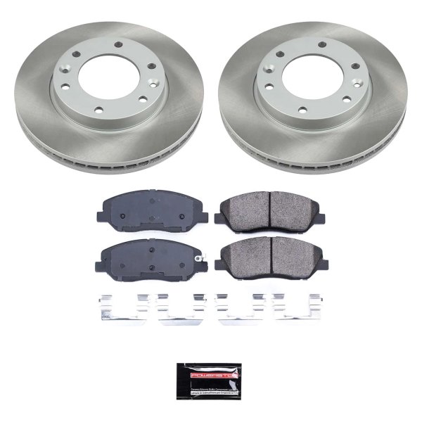  PowerStop® - Semi Coated Front Disc Brake Kit