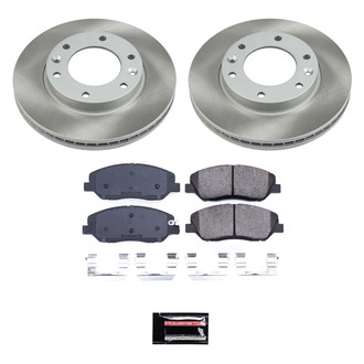 PowerStop® - Semi Coated Front Disc Brake Kit