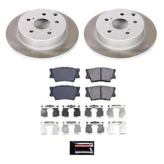 PowerStop® - Semi Coated Rear Disc Brake Kit