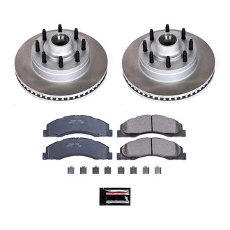 PowerStop® - Semi Coated Front Disc Brake Kit