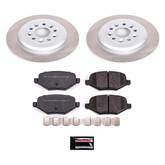 PowerStop® SC4744 - Semi Coated Rear Disc Brake Kit