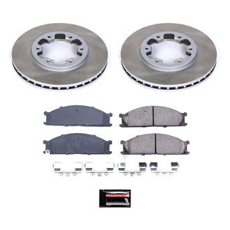 PowerStop® - Semi Coated Front Disc Brake Kit