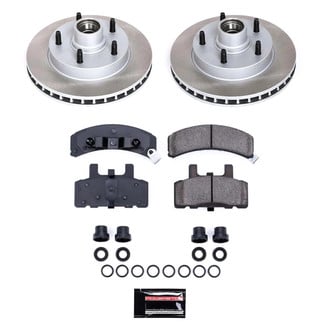 PowerStop® - Semi Coated Front Disc Brake Kit