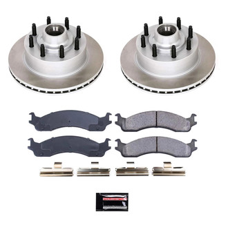 PowerStop® - Semi Coated Front Disc Brake Kit