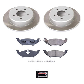 PowerStop® - Semi Coated Rear Disc Brake Kit
