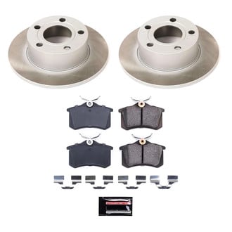 PowerStop® - Semi Coated Rear Disc Brake Kit
