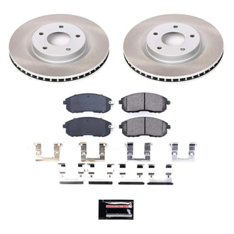 PowerStop® - Semi Coated Front Disc Brake Kit