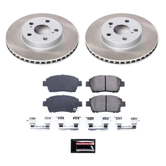 PowerStop® - Semi Coated Front Disc Brake Kit
