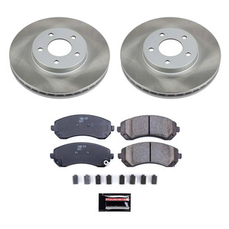 PowerStop® - Semi Coated Front Disc Brake Kit
