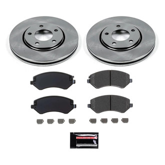 PowerStop® - Semi Coated Front Disc Brake Kit