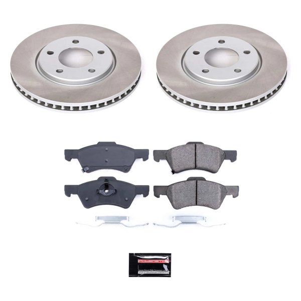  PowerStop® - Semi Coated Front Disc Brake Kit