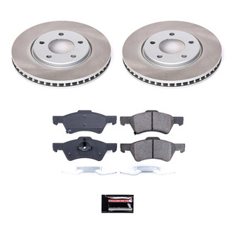 PowerStop® - Semi Coated Front Disc Brake Kit