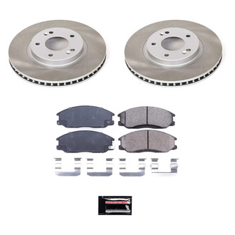 PowerStop® - Semi Coated Front Disc Brake Kit