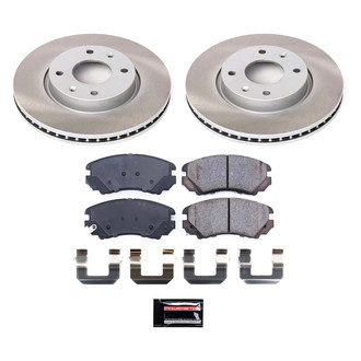 PowerStop® - Semi Coated Front Disc Brake Kit