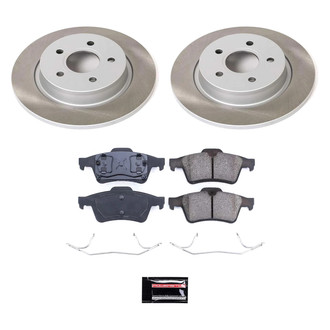 PowerStop® - Semi Coated Rear Disc Brake Kit