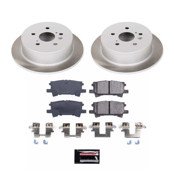  PowerStop® - Semi Coated Rear Disc Brake Kit