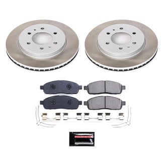PowerStop® - Semi Coated Front Disc Brake Kit