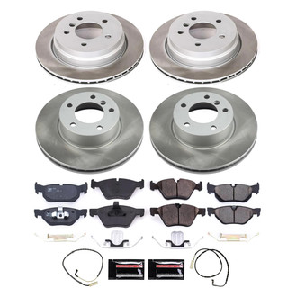 PowerStop® - Semi Coated Front and Rear Disc Brake Kit