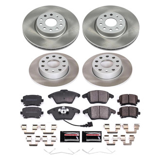 PowerStop® - Semi Coated Front and Rear Disc Brake Kit