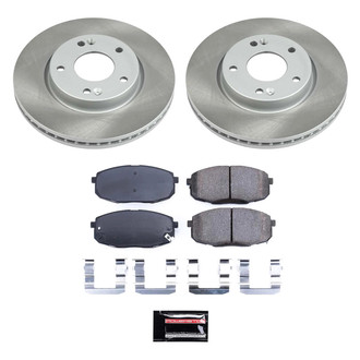 PowerStop® - Semi Coated Front Disc Brake Kit
