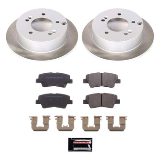 PowerStop® - Semi Coated Rear Disc Brake Kit