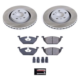PowerStop® - Semi Coated Front Disc Brake Kit