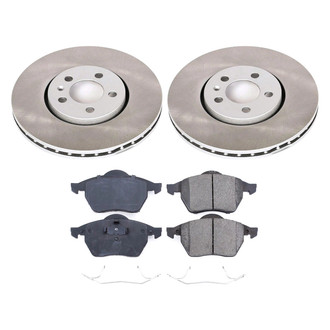 PowerStop® - Semi Coated Front Disc Brake Kit