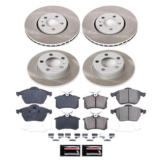 PowerStop® - Semi Coated Front and Rear Disc Brake Kit