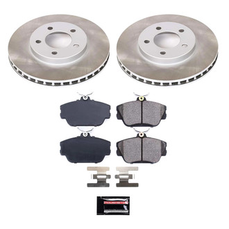 PowerStop® - Semi Coated Front Disc Brake Kit