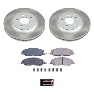 PowerStop® - Semi Coated Front Disc Brake Kit