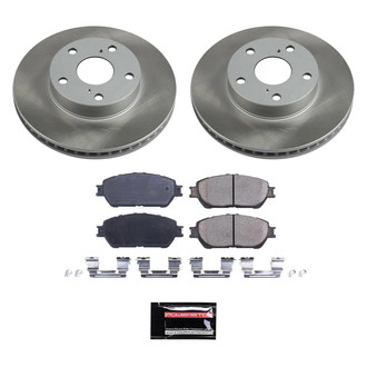 PowerStop® - Semi Coated Front Disc Brake Kit