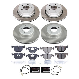 PowerStop® - Semi Coated Front and Rear Disc Brake Kit