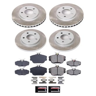 PowerStop® - Semi Coated Front and Rear Disc Brake Kit